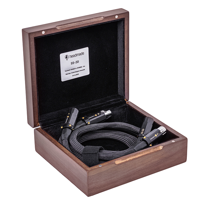 Кабель HeadMade SS-20 Furutech 2XLR(F) - 2XLR(M) 1m - рис.3