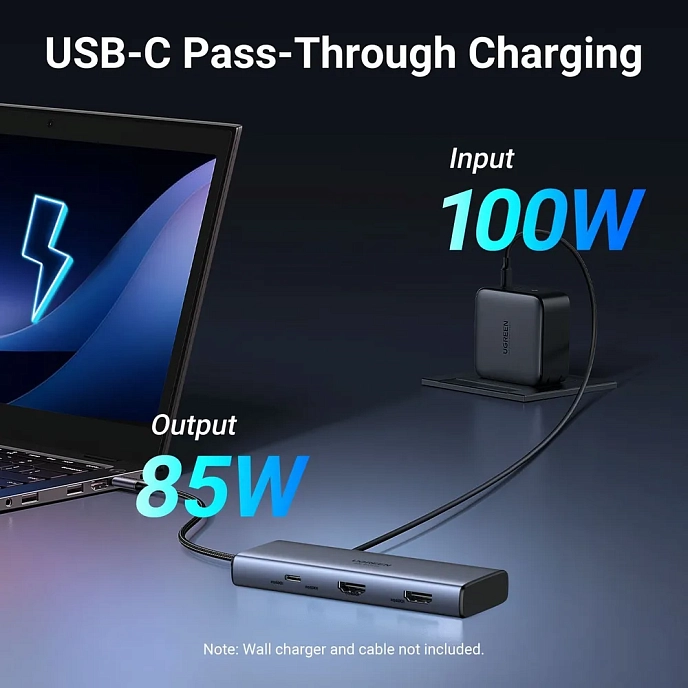 USB HUB Ugreen CM498 (45379) 7-in-1 Port Converter - рис.5