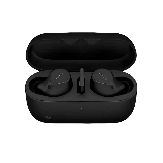 Беспроводные наушники Jabra Evolve2 Buds USB-A MS Wireless Charging Pad Black - рис.0