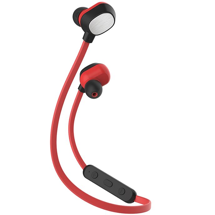 Беспроводные наушники Rock Mumo Bluetooth Earphone Red - рис.0
