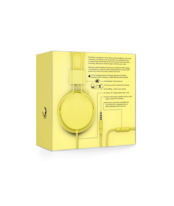 Наушники URBANEARS Plattan Canary - рис.7