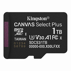 Карта памяти Kingston Canvas Select Plus Gen3 microSDXC 1TB
