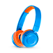 Беспроводные наушники JBL JR300BT Blue Orange - рис.0