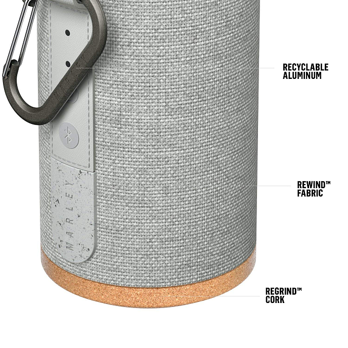 Портативная колонка House of Marley No Bounds Sport Grey EM-JA016-GY - рис.4
