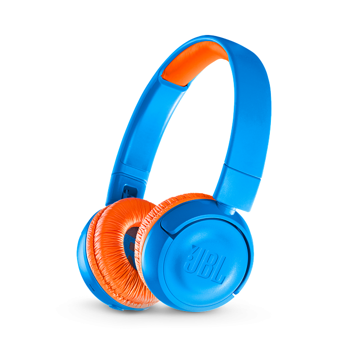Беспроводные наушники JBL JR300BT Blue Orange - рис.0