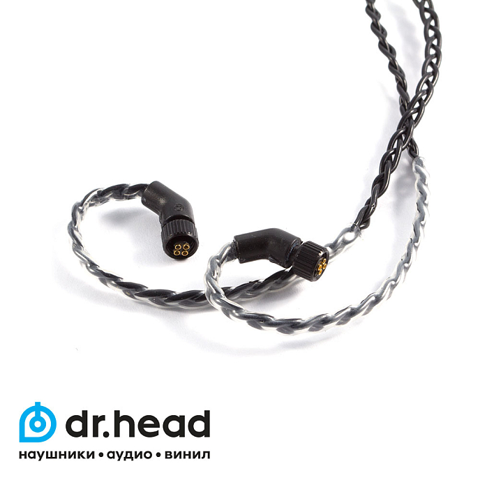 Кабель Labkable Silver Black 4pin JH - Lightning with bass control - рис.3
