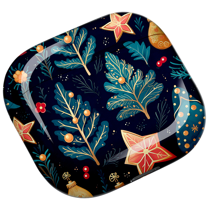 Беспроводные наушники Apple AirPods 4 Festive Pine Forest Melody - рис.3