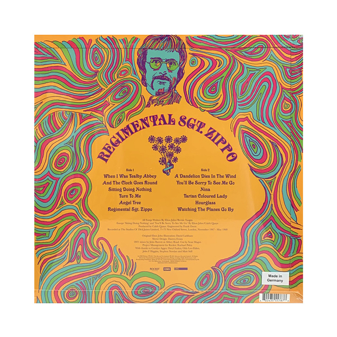 Виниловая пластинка Elton John - Regimental Sgt. Zippo LP - рис.1