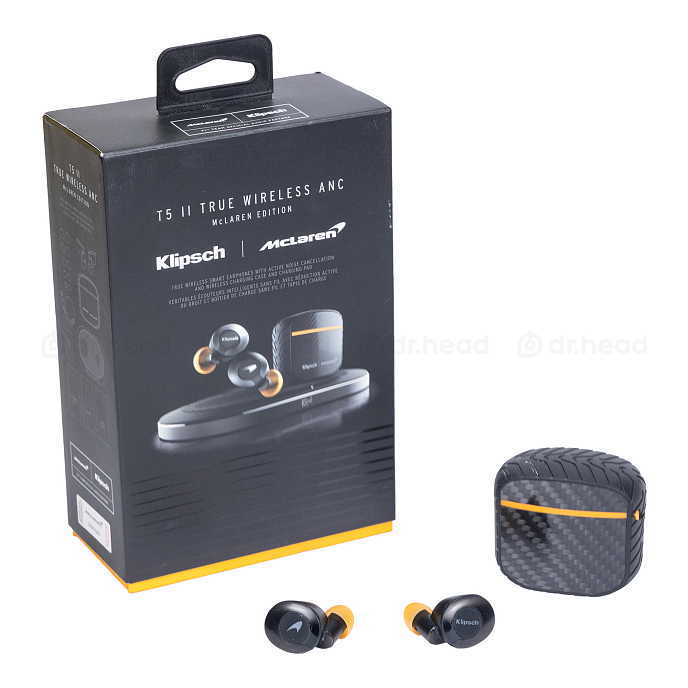 Беспроводные наушники Klipsch T5 II True Wireless ANC McLaren tws с активным шумоподавлением (SN 743878045154)_Уценка - рис.1