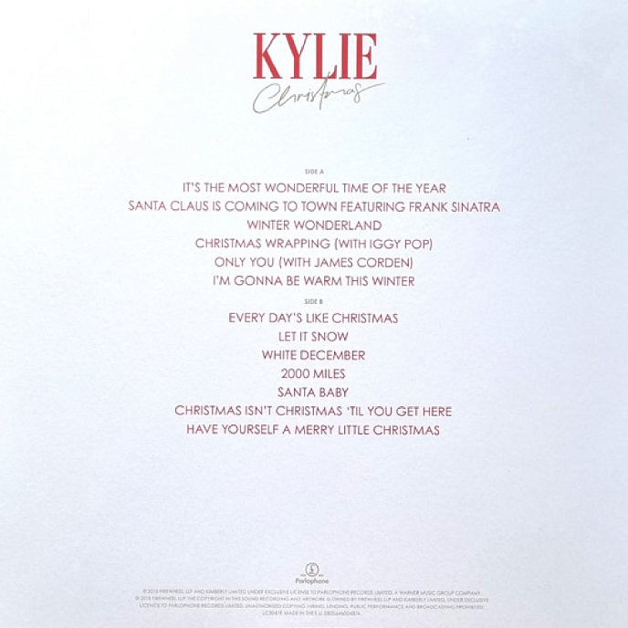 Виниловая пластинка Kylie Minogue - Kylie Christmas LP - рис.4