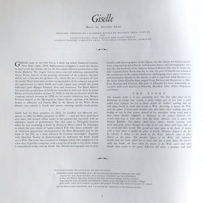 Виниловая пластинка Ernest Ansermet - The Royal Ballet Gala Performances - 2LP - рис.16