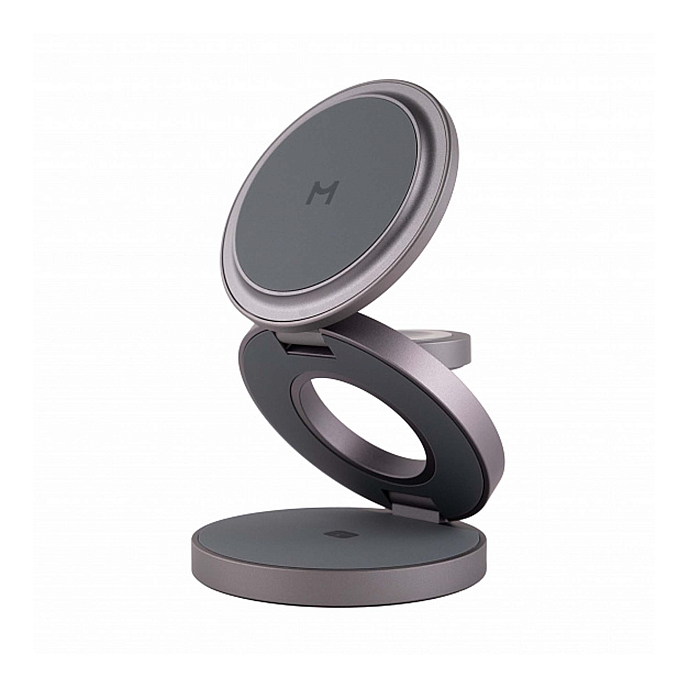 Беспроводная зарядка Magssory Disc Signature Edition For Apple Midnight - рис.0