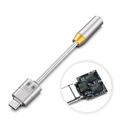 ЦАП ddHiFi TC44C M2 silver портативный цап/усилитель для наушников usb-c/4.4mm_OpenBox