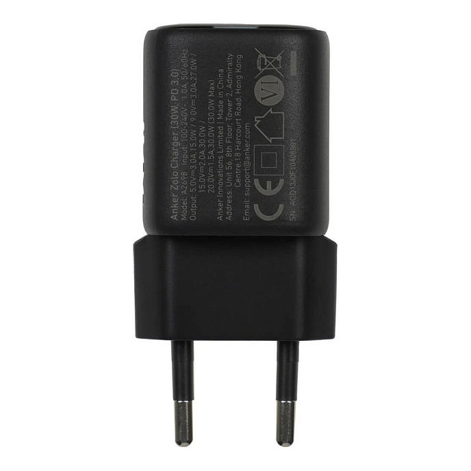 Сетевое зарядное устройство Anker Zolo 30W Black - рис.4