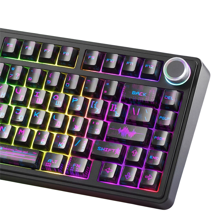 Клавиатура AULA F75 Cotton Candy Switches Neonight - рис.4