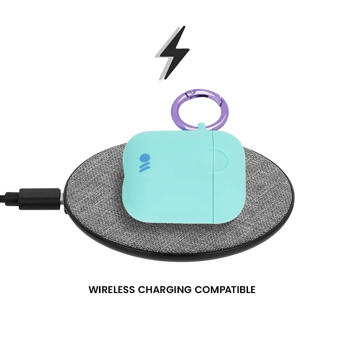 Чехол для Airpods Case-Mate AirPods Hook Ups Case & Neck Strap Aqua Blue - рис.3