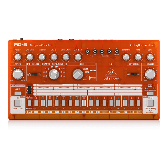 Синтезатор Behringer RD-6-TG Orange - рис.0