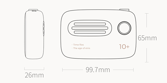 Внешний аккумулятор Xiaomi Mao-Xin Retro Mobile Power Pink - рис.7