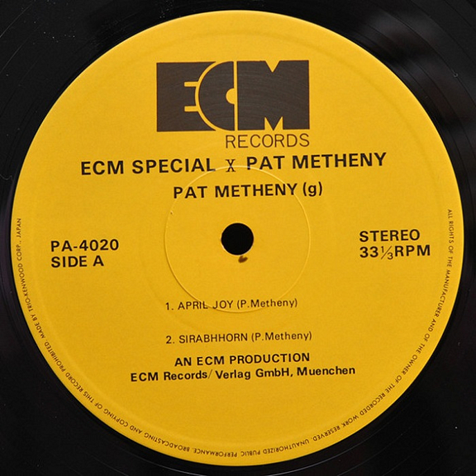 Виниловая пластинка Pat Metheny ‎– ECM Special X Pat Metheny LP Japan - рис.2