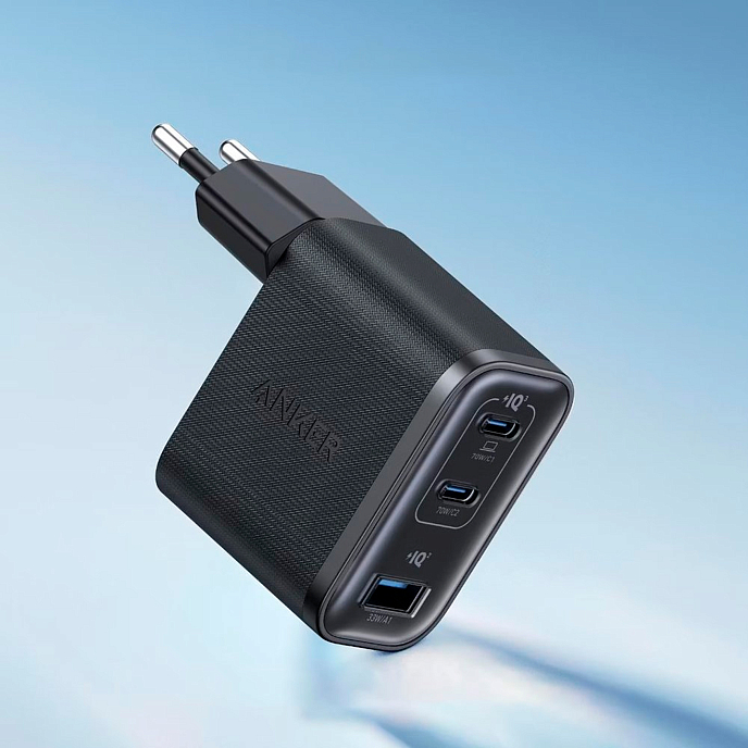 Сетевое зарядное устройство Anker Nano Charger 2C1A 70W Black - рис.2