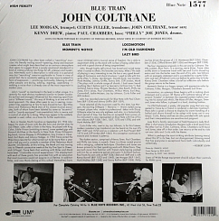 Пластинка John Coltrane - Blue Train LP Blue Note