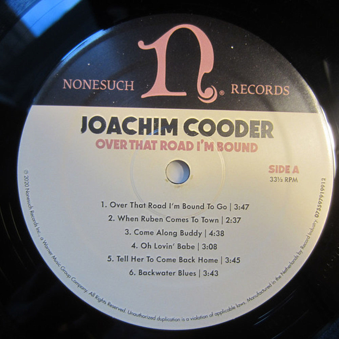 Виниловая пластинка Joachim Cooder - Over That Road I'm Bound LP - рис.1