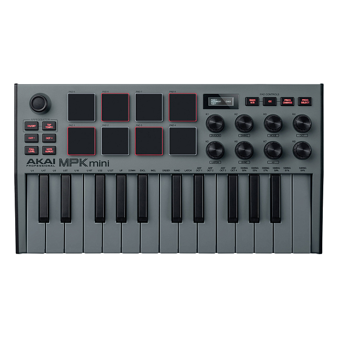MIDI-контроллер AKAI PRO MPK mini mk3 Grey - рис.1