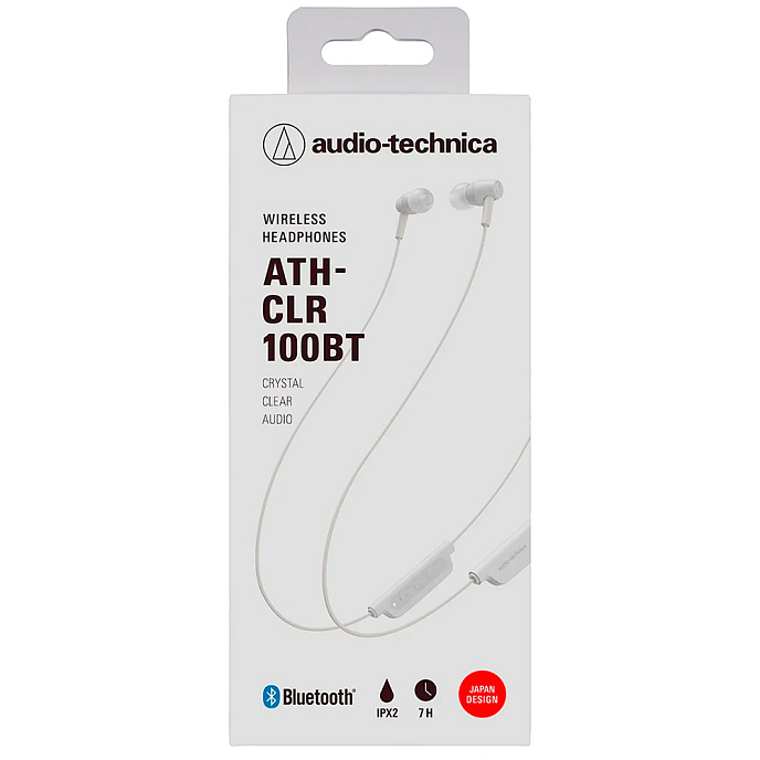 Беспроводные наушники Audio-Technica ATH-CLR100BT White - рис.3