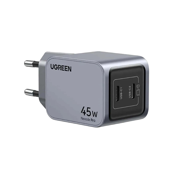Зарядное устройство UGREEN X707 Nexode Pro 45W 2USB-C - рис.0