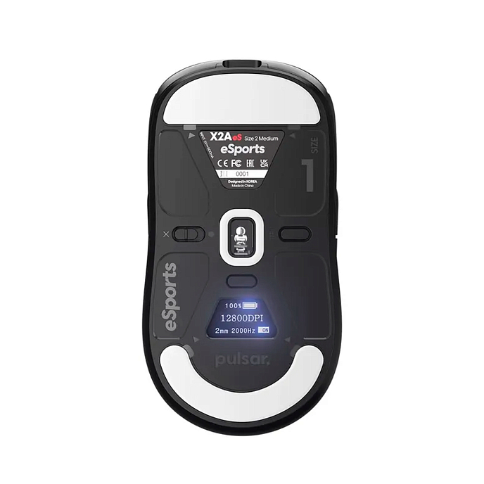 Мышь Pulsar X2A eS Wireless Size 2 Black - рис.2