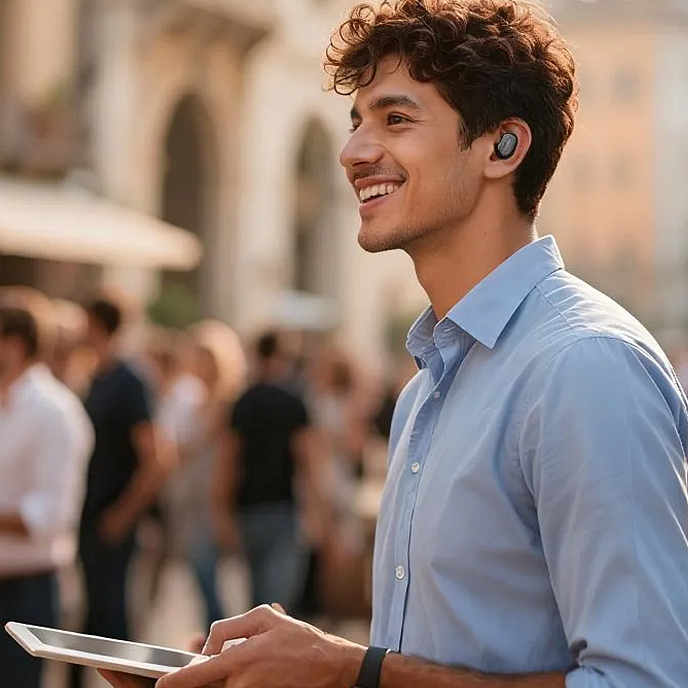 Беспроводные наушники UGREEN WS220 Dots Wireless HiTune Earbuds White - рис.9