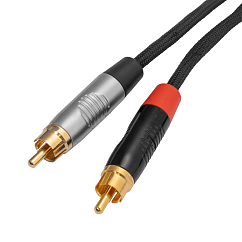 Кабель HeadMade Pro 2RCA - 6.3mm 3m