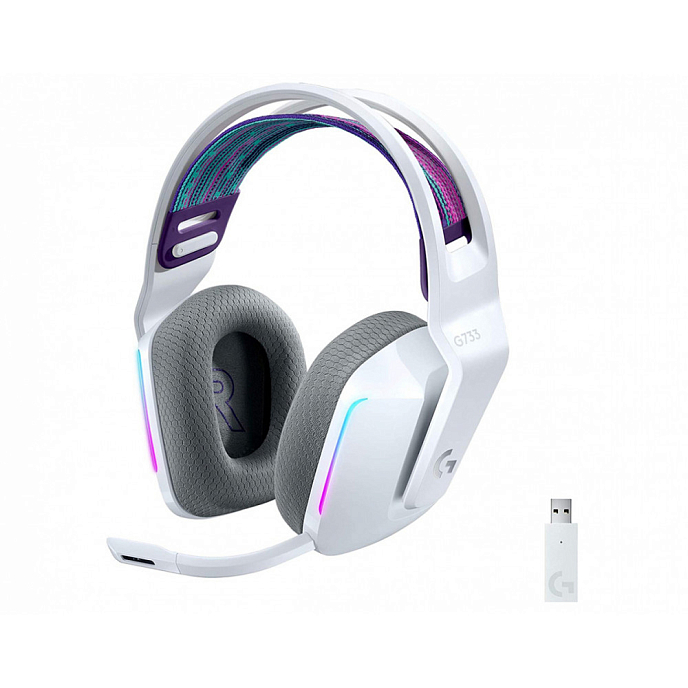Игровая гарнитура Logitech G733 RGB Headset Wireless White - рис.0
