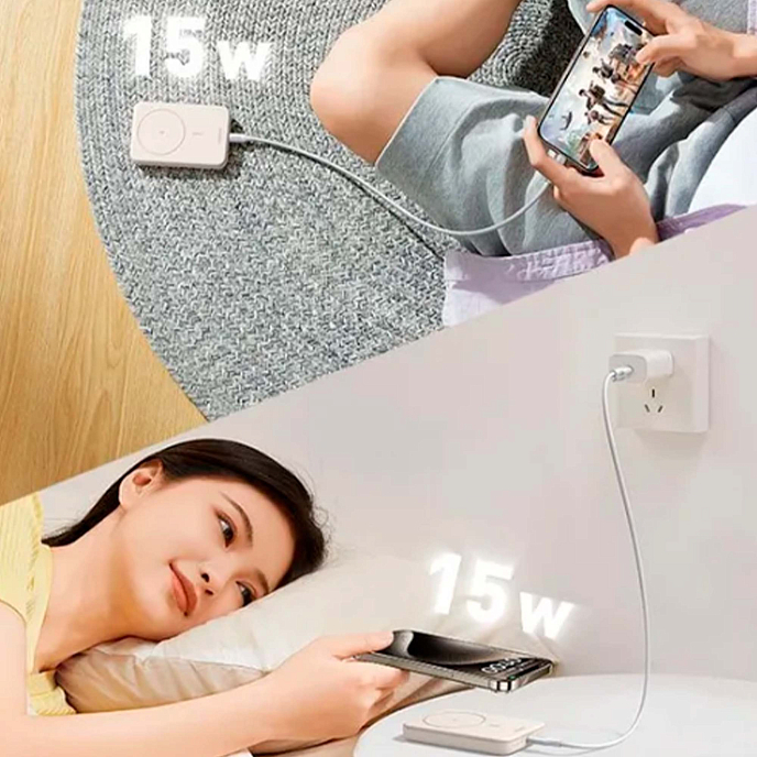 Внешний аккумулятор Ugreen PB560 (25207) Magnetic Wireless Power Bank White - рис.3