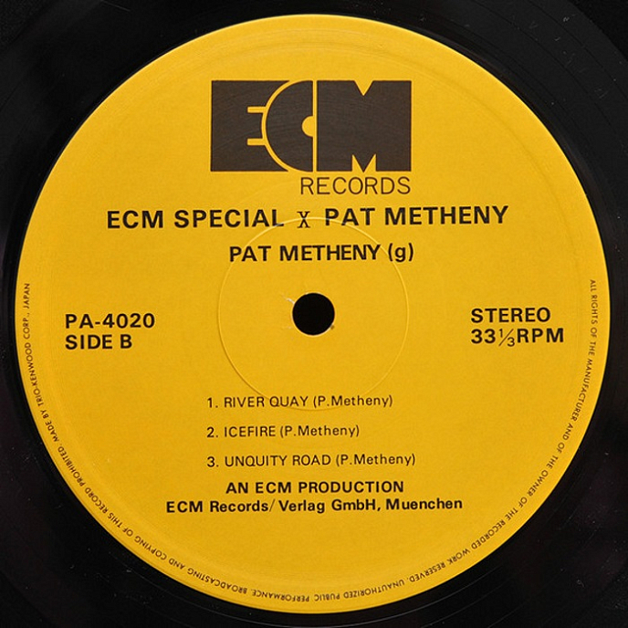 Виниловая пластинка Pat Metheny ‎– ECM Special X Pat Metheny LP Japan - рис.1