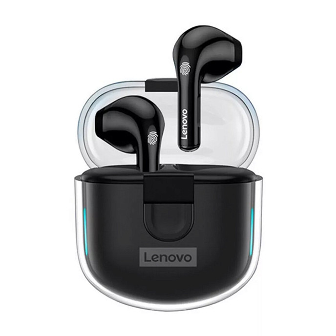 Беспроводные наушники Lenovo Thinkplus Livepods LP12 Black - рис.1