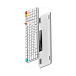 Клавиатура NuPhy Air100v3 Hot Swap Red Nano Switch Nova White - рис.4