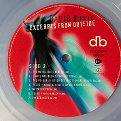 Виниловая пластинка David Bowie - Excerpts From Outside (The Nathan Adler Diaries: A Hyper Cycle) - (RSD26) Crystal Clear LP