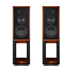 Полочная акустика Wharfedale Super Linton (with stand) Mahogany Red