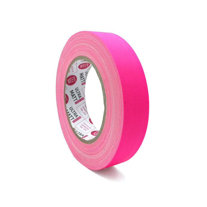 Клейкая лента DGTAPE ultraMATT Fluorescent Pink 25mm 25m - рис.0