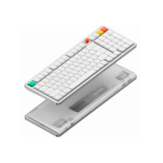 Клавиатура NuPhy Air100v3 Hot Swap Red Nano Switch Nova White - рис.5