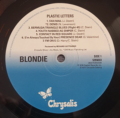 Виниловая пластинка Blondie - Plastic Letters (2015)