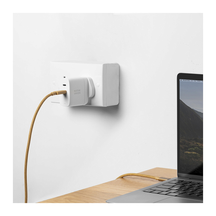 Сетевое зарядное устройство Native Union Fast GaN Charger PD 67W White - рис.4