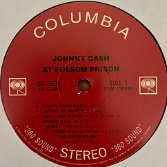Виниловая пластинка Johnny Cash - At Folsom Prison LP