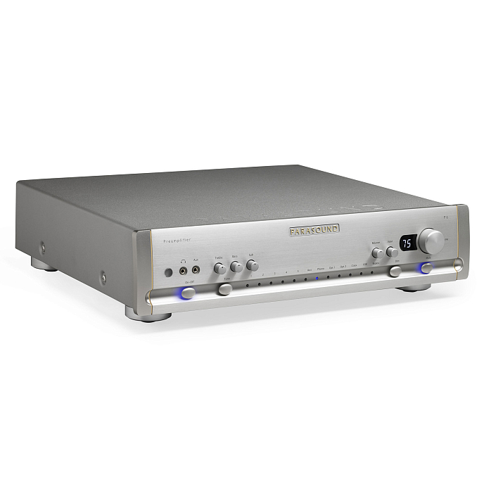 Предусилитель-фонокорректор Parasound P6 Silver - рис.1