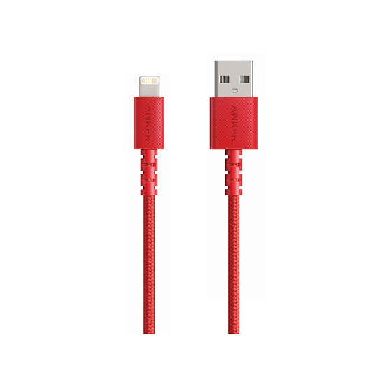Кабель Anker PowerLine Select+ USB-A to Lightning 1.8m Red - рис.0