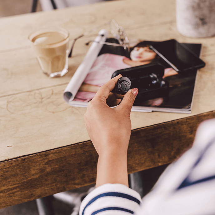 Беспроводные наушники Audio-Technica ATH-CKR7TW Black - рис.5