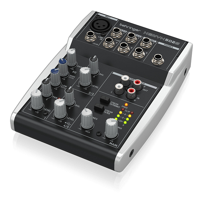 Микшерный пульт Behringer Xenyx 502S Black Grey - рис.3