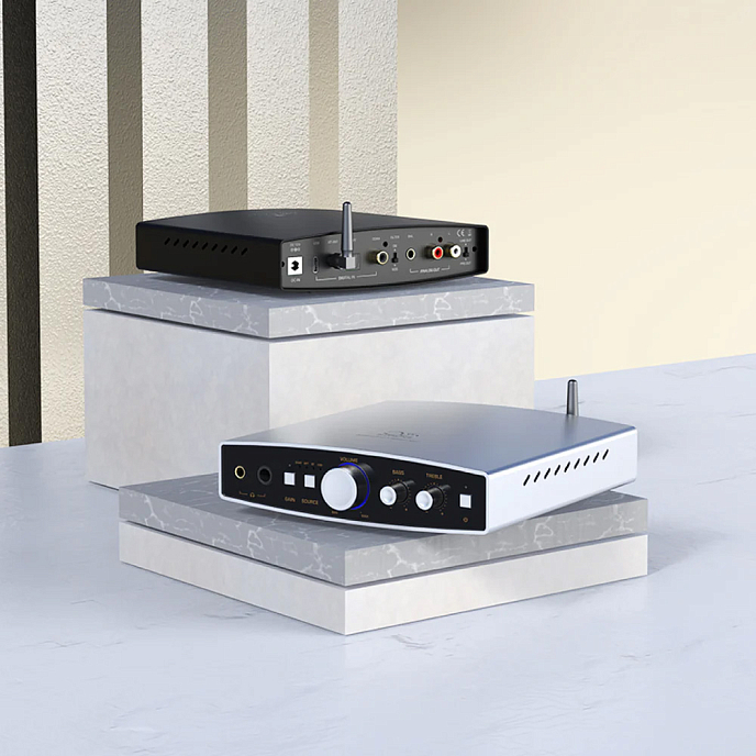 Усилитель для наушников с ЦАП Shanling EH2 Silver - рис.9