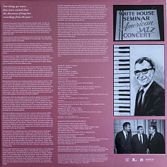 Пластинка Tony Bennett, Dave Brubeck – The White House Sessions, Live 1962 (Impex) 2LP